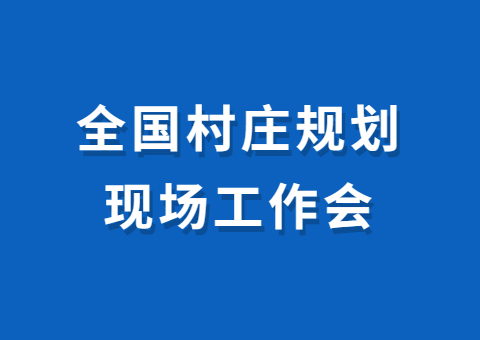 全国村庄规划工作现场会召开