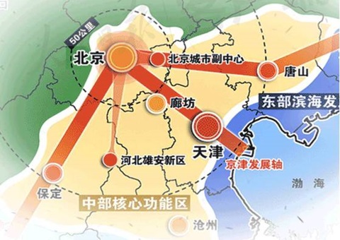 京津冀推进国土空间规划协同