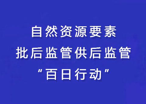 海南省启动自然资源要素批后监管供后监管“百日行动”