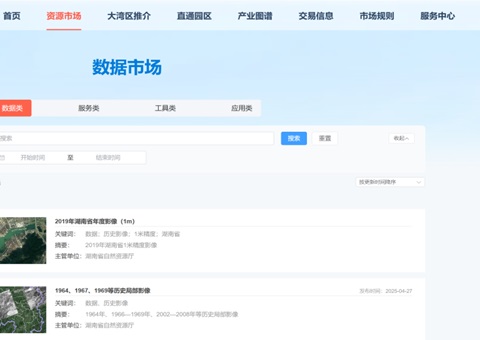 “数据市场”正式开通，湖南自然资源全要素市场再添重要拼图